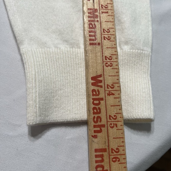 Old Navy So Soft Lite Cropped Cardigan Sweater Button Front Ivory Womens XXL - Picture 5 of 7